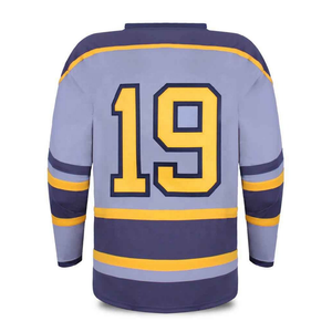 Custom Made Breathable Lightweight Sleeveless V-neck Unisex Adult Ice Hockey Jersey Polyester Sublimated Team Wear Uniform - Product Image 4