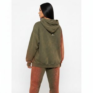 Conjunto de Sudadera y Pantalones de Felpa de Algodón Oversize para Mujer, Manga Larga, Casual, Invierno, Chándal Holgado de Color Liso - Product Image 5
