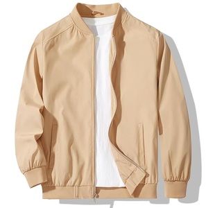 High Quality LOW MOQ Custom Men Bomber <b>Jacket</b> Wholesale Reversible Turn-down Collar <b>Pockets</b> Plus Size <b>Zipper</b> Coaching <b>Jackets</b> - Product Image 1