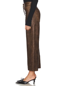 Women's <b>Winter</b> Outdoor Active Leather Pants Jogging <b>Trousers</b> Multi-Pocket Waterproof Skinny Fit Comfortable <b>Walking</b> OEM - Product Image 5