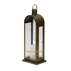 Handmade Rustic Finished Cast Iron <b>Lantern</b> Christmas Outdoor Home Garden Decoration Candle Holder Lighting Hanging Metal - Product Image 2