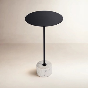 Mesa de Centro Artística con Marco Ondulado y Soporte Curvo Escultural Elevado, Estilo Interior Contemporáneo y Atractivo - Product Image 6