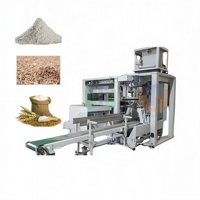 Machine d'emballage et de couture de sacs entièrement automatique TBM-A04 avec mécanisme de préhension 25kg 40kg 50kg pour riz, céréales et engrais