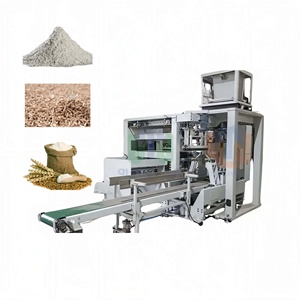 Machine d'emballage et de couture de sacs entièrement automatique TBM-A04 avec mécanisme de préhension 25kg 40kg 50kg pour riz, céréales et engrais - Product Image 1