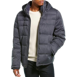 Quick Dry Mens Puffer Jacket Side Pocket Zipper Hooded Winter Warm <b>Bubble</b> <b>Coat</b> Windproof Wholesale OEM Service Custom Made Top - Product Image 5