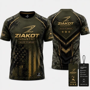 ZIAKOT industry New design Men's Custom Crimson Black-City White Performance <b>T</b>-<b>Shirt</b> - Product Image 3