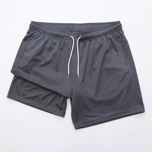 Trendy New Mesh Custom Embroidered Sublimation Comfort Elastic Waistband 100% Polyester Oxford Fabric Solid Double <b>Layer</b> - Product Image 3