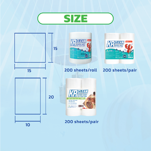 Krclean 15x15cm Party Napkins White Virgin Wood <b>Pulp</b> Non Woven Rolled Tissue 1 Ply Vietnam Factory Bulk Export - Product Image 4