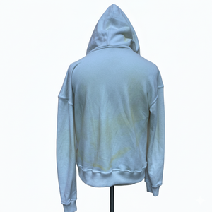 Sudadera con capucha para hombre, diseño de logotipo personalizado OEM, invierno, 350GSM, algodón grueso, con cremallera, logotipo impreso en serigrafía personalizado, cómoda y transpirable - Product Image 4