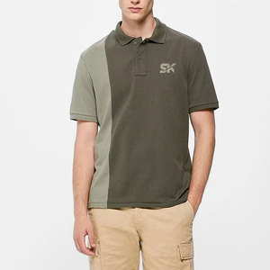 Camiseta Polo Lisa de Dos Tonos para Hombre, Diseño Personalizado, Alta Calidad, Precio Económico, Venta al Por Mayor - Product Image 1