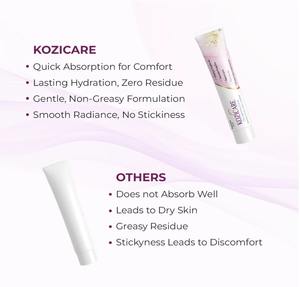 Crème éclaircissante pour la peau Kozicare 15g, acide kojique, arbutine, glutathion, pour tous types de peau, élimination des taches d'hyperpigmentation - Product Image 5