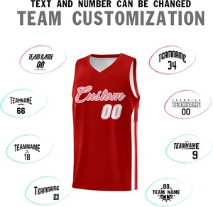 Maillot de basket-ball léger 100% polyester qualité supérieure séchage rapide chemise grande taille impression de logo personnalisé respirant - Product Image 4