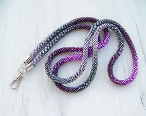 Porte-clés en perles fait main, collier bohème coloré pour porte-badge et porte-carte au meilleur prix - Product Image 3