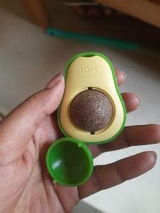 OEM ODM Jouet en forme d'avocat à l'herbe à chat pour chats Balle de jeu interactive à base de plantes pour soulager le stress à mâcher Fourniture à l'exportation de marque privée - Product Image 4