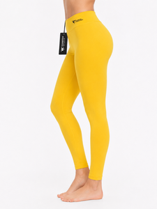 Leggings de sport décontractés pour femmes, taille haute, sans couture, effet push-up, respirants et écologiques, avec logo personnalisé - Product Image 5