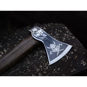 A&M Enterprises Hacha Coleccionable Hecha a Mano con Hoja Grabada y Mango de Madera, Venta al por Mayor, Juego de Hachas Estilo Nórdico, Hachas con Hoja Grabada - Product Image 1