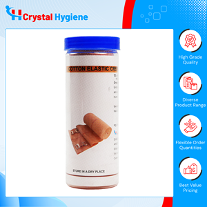 Bandage de compression élastique en coton pur Crysto Crepe, doux pour la peau, de qualité supérieure, disponible en gros, origine Inde - Product Image 3