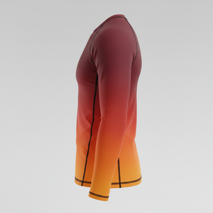 เสื้อแรชการ์ดแขนยาวแบบยูนิเซ็กซ์ แห้งเร็ว กระชับรูปทรง เหมาะสำหรับเล่นเซิร์ฟ ดำน้ำตื้น ดำน้ำลึก และฝึกซ้อม - Product Image 3