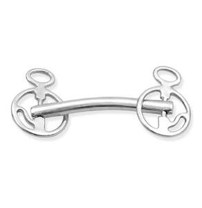 Hanging Cheek Snaffle Bit Stainless Steel – Horse Training Baucher Bit Equestrian Equipment - Product Image 5