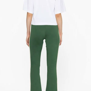 Pantalon large évasé en coton pour femme avec cordon de serrage, coupe droite, vente en gros - Product Image 6