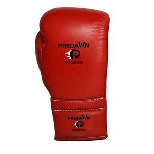 Guantes de Boxeo de Piel de Vacuno Profesionales Personalizados de 16 oz para Hombres Adultos, con Cordones, Ponderados, Hechos de Cuero PU PREDAWN - Product Image 3