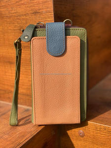 ใหม่สไตล์หนังรีไซเคิลคลัทช์กระเป๋าสตางค์โทรศัพท์กรณีคลัทช์กระเป๋าสตางค์ตะวันตกโทรศัพท์มือถือผู้ถือคลัทช์สําหรับสตรี - Product Image 2