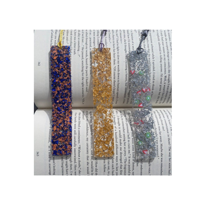 Marque-page artisanal en résine multicolore pour la lecture de livres de poésie – Qualité supérieure et en promotion - Product Image 4