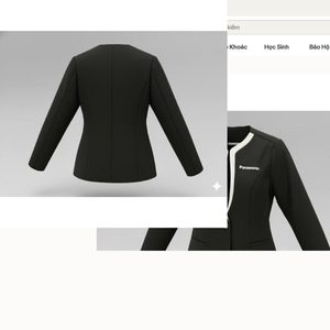 เสื้อแจ็คเก็ตสูทสไตล์เกาหลีสำหรับผู้หญิง ชุดยูนิฟอร์มสำนักงาน - Product Image 2