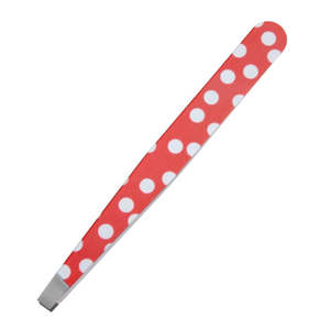 Pince à épiler professionnelle de haute qualité réutilisable en acier inoxydable inclinée avec logo personnalisé - Vente en gros sous marque privée ANAAIF - Product Image 5