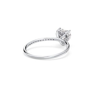 Anillo de compromiso de diamantes cultivados en laboratorio REYES IGI certificados HPHT CVD para mujer, venta al por mayor, oro sólido de 14K, joyería fina para mujer - Product Image 6