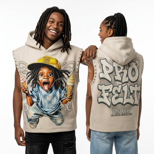 Hip Hop Style top Quality Fashionable Trendy Sleeveless Tank Top Streetwear Custom Printed Own Brand Name Oversized T Shirts - Product Image 2