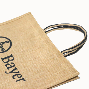 ราคาโรงงาน คุณภาพดี กระเป๋าผ้ากระสอบพิมพ์ลายสวยงาม รับสกรีนโลโก้ กระเป๋าช้อปปิ้งผ้าฝ้าย 100% สำหรับใช้ในตลาด - Product Image 2