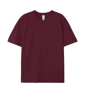 T-shirt décontracté en coton tricoté 220g pour homme, coupe droite, col rond, manches courtes, style urbain, écologique, très vendu - Product Image 3