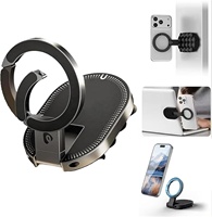 Soporte Magnético 3 en 1 para Teléfono con Ventosa, Rotación de 360 Grados, Ajuste Maglock, para Auto, Oficina, Gimnasio y Viajes