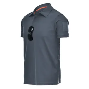 Camiseta Polo Casual de Manga Corta para Hombre, Moda Primavera Otoño, Estilo Urbano Holgado, Ropa Masculina de Algodón con Serigrafía - Product Image 4