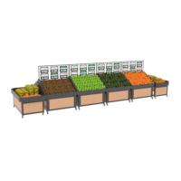 Gratis Design Supermarkt Rekken Hout Fruit En Groente Plank Standaard Rek Voor Supermarkt