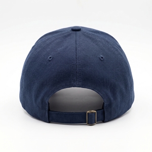Gorra de Béisbol Exclusiva de Lujo, Bicolor Azul Marino y Marrón, con Visera de Gamuza, Seis Paneles Curvos, Estilo Dad Hat, Moda Urbana, OEM - Product Image 3