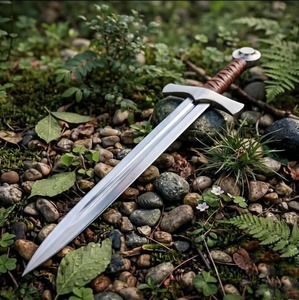 Espada Corta Vikinga Hecha a Mano, Espada de Exhibición Medieval de Acero, Regalo para Coleccionistas - Product Image 4