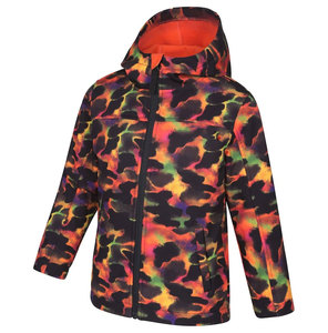 Windproof Waterproof Hooded Softshell Jacket Unisex Autumn Formal Style Polyester/Cotton <b>Blend</b> Front Logo Customizable - Product Image 3