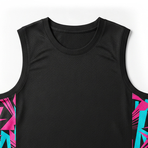 Uniforme de baloncesto sublimado personalizado, costuras premium, corte holgado, impresión por sublimación, conjunto de camiseta de baloncesto para entrenamiento de club. - Product Image 3
