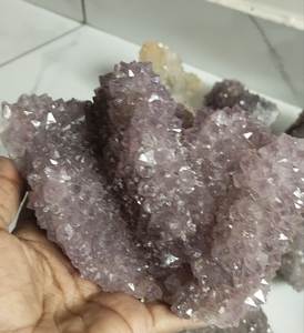 ดอกอเมทิสต์หายาก กลุ่มแร่คุณภาพดีที่สุด จีโอดจากอินเดีย จาลเกา มหาราสตรา - Product Image 1