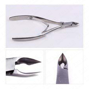 Vente en gros de pinces à cuticules en acier inoxydable, outil de manucure professionnel avec logo personnalisé, OEM, marque privée, soins de beauté - Product Image 6