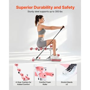 Máquina de Sentadillas Profundas Ajustable, Entrenador de Glúteos con 3 Bandas de Resistencia de Alta Intensidad, Ejercitador Plegable para Piernas y Abdomen - Product Image 3