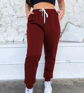 Custom logo cotton plus size <b>women's</b> pants trousers outdoor <b>jogger</b> drawstring trousers track pants streetwear pants for ladies - Product Image 5