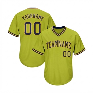 Camiseta de Béisbol Unisex Personalizada, 100% Poliéster, Impresión Digital, Manga Corta, Secado Rápido, Antibacteriana, OEM, Tallas Grandes, Transpirable - Product Image 3