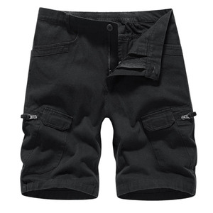 Quick-Dry 100% Cotton Casual Cargo <b>Shorts</b> for <b>Men</b>-High Quality Multiple Pockets Comfortable Fit - Product Image 2