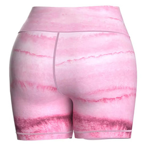 Shorts de compression pour femmes personnalisés avec logo – Taille haute, effet push-up, pour la gym, le fitness, le yoga, la course et le cyclisme - Product Image 3