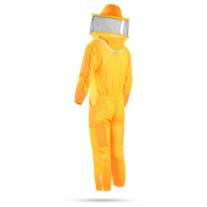 2026 High Quality Custom Beekeeper <b>Suit</b> 100% Cotton <b>Bee</b> Yellow Beekeeping <b>Suit</b> with Hood Full Body Protection for Beekeepers - Product Image 2