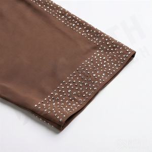 Servicios OEM, Venta al por Mayor de Abayas, Vestido Musulmán Elegante y Modesto con Mangas Murciélago, Brillante, para Mujer, Suministro de Moda de Alta Calidad - Product Image 5