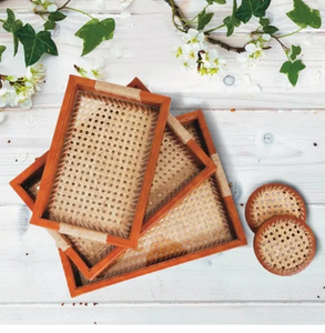 Beautiful Design Handmade <b>Small</b> Rattan Bucket Tray For Dining <b>Table</b> Decor Accent Fruits <b>Storage</b> Bucket With Hot Sale - Product Image 6